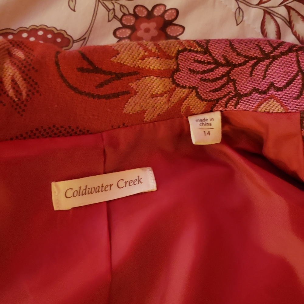 Multicolor floral tapestry jacket blazer - Picture 4 of 8